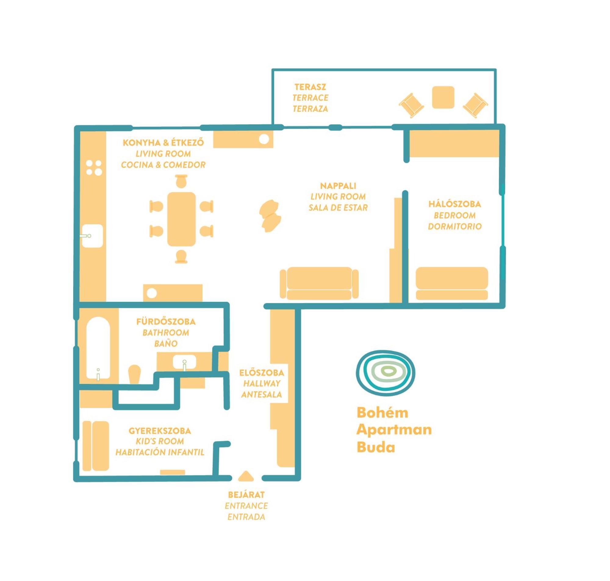 Bohem Apartman Buda Budapest Ngoại thất bức ảnh